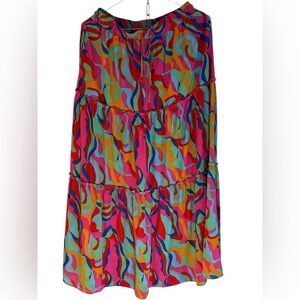 Colorful maxi skirt size large. Excellent condition.